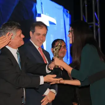 entrega de premio
