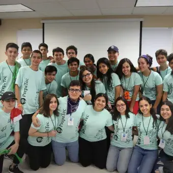 Alumnos viviendo día uno
