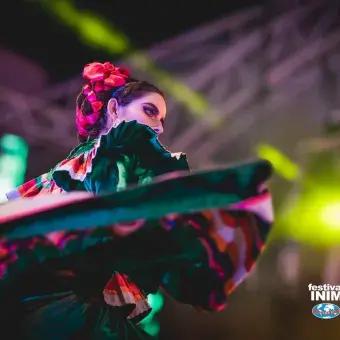 Mexicanos bailando folclore en Europa