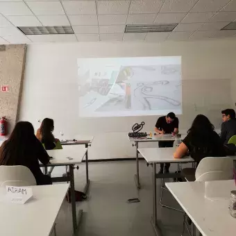 En Semana i alumnos del Tec de Monterrey elaboran pictogramas.