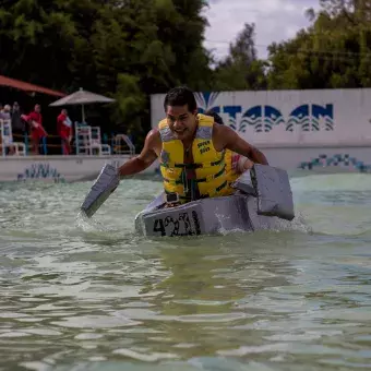 La Regata Industrial organizada por la Sociedad de Alumnos de Ingeniería Industrial y de Sistemas (SAIIS), se llevó a cabo en las instalaciones del parque acuático Ixtapan de la Sal en el Estado de México.