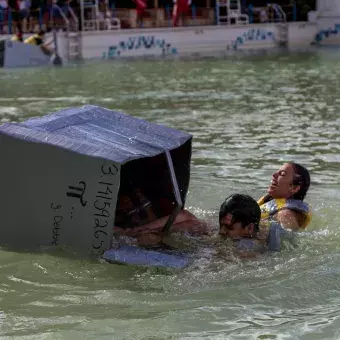 La Regata Industrial organizada por la Sociedad de Alumnos de Ingeniería Industrial y de Sistemas (SAIIS), se llevó a cabo en las instalaciones del parque acuático Ixtapan de la Sal en el Estado de México.