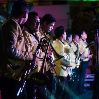 Fotografía del festejo de la noche mexicana en el TEC Toluca