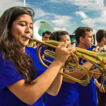 Con música se ambientó en Puebla.