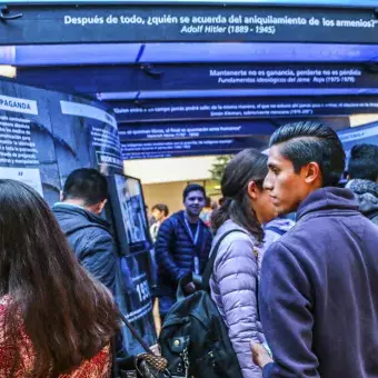 El Túnel Memoria y Tolerancia visita las instalaciones de campus Toluc