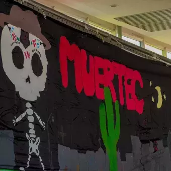 Muertec se lleva a cabo en la preparatoria del Tecnológico de Monterrey campus Toluca para celebrar el Día de Muertos