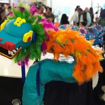 Alebrijes creados con la técnica tradicional.