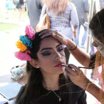 Maquillaje de catrinas