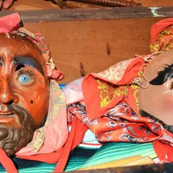 Las primeras máscaras de parachicos
