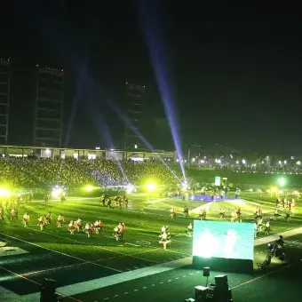 Inauguración del nuevo Estadio Borregos en el Tec campus Monterrey