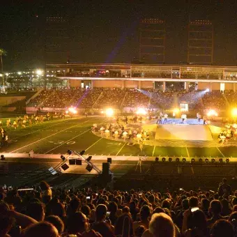 Inauguración del nuevo Estadio Borregos en el Tec campus Monterrey