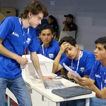 Estudiante se encuentra en la competencia.