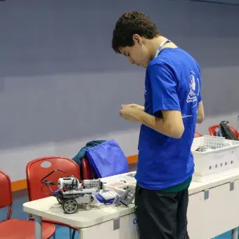 Estudiante se encuentra en la competencia.