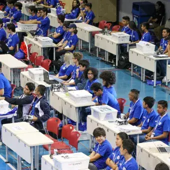 Estudiante se encuentra en la competencia.