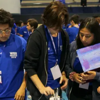 Estudiante se encuentra en la competencia.