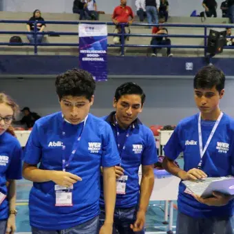 Estudiante se encuentra en la competencia.