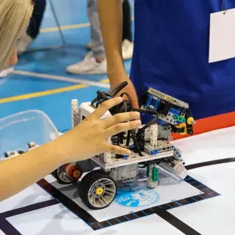 Estudiante se encuentra en la competencia.
