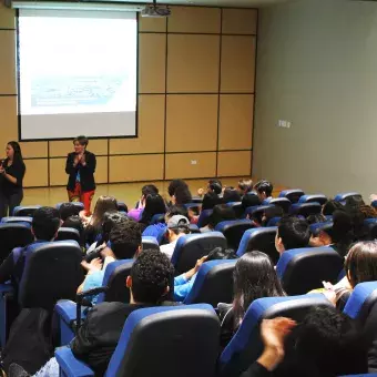 El auditorio ahora