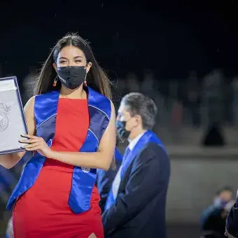 Los nuevos profesionistas disfrutaron regresar a su Alma Máter Nuevamente en Casa 2020