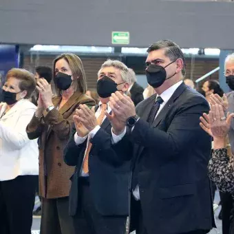 Oralia Aguirre, Eva Garza Lagüera, José Antonio Fernández, David Garza