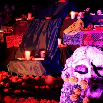 La PrepaTec celebró el tradicional Día de Muertos en el noveno festival Omeyocán 2022 en el Tec campus Cuernavaca