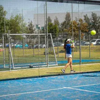 Calentamientos previos para el juego de exhibición