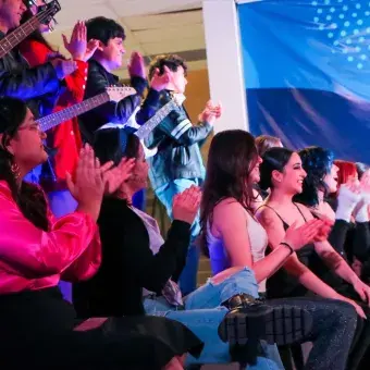 Alumnos de campus Zacatecas en la eliminatoria local de VibrArt 2023