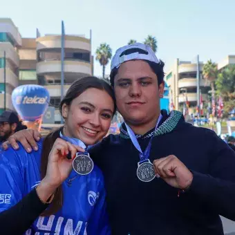 Amigos al terminar la carrera