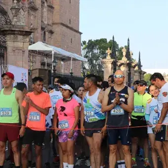Corredores en la salida