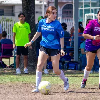 Participación de futbol femenil de campus Laguna en los Intercampus