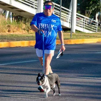 Comunidad Tec disfrutando el circuito con sus mascotas