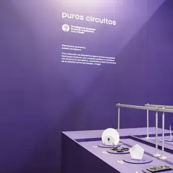 Exposición Puros Circuitos en ZONA MACO