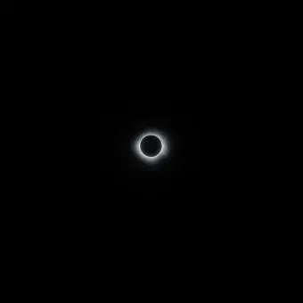 Postal del eclipse solar 2024 en Torreón desde el Tec de Monterrey campus Laguna