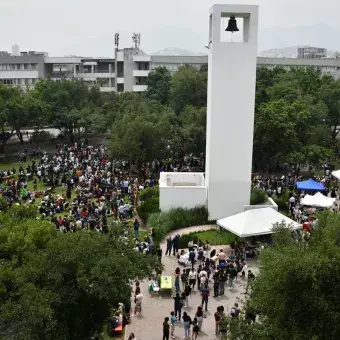 Vista desde Centrales hacia el Jardín de las Carreras.