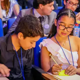 estudiantes en TECMUN en Tec Campus Tampico