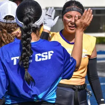 Saludo entre el equipo de campus Santa Fe y campus Toluca.