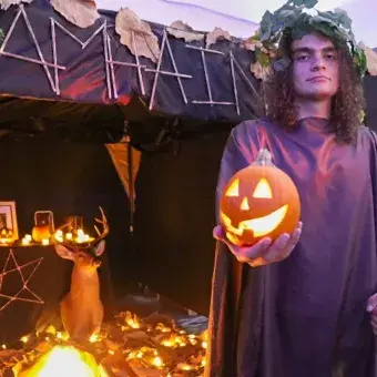 Fiesta de Humanidades, celebración del Día de Muertos en PrepaTec Santa Anita.