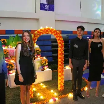 Fiesta de Humanidades, celebración del Día de Muertos en PrepaTec Santa Anita.