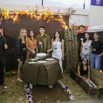 Fiesta de Humanidades, celebración del Día de Muertos en PrepaTec Santa Anita.