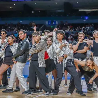 Compañías artísticas del Tec campus Estado de México presentaron el medio tiempo del partido Capitanes CDMX vs Austin Spurs de la NBA G League.