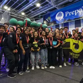 TecDroid de PrepaTec Querétaro ganó pase al mundial en Houston al obtener el Engineering Inspiration Award.