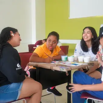 Convivencia en campamento Vive Extremo. 