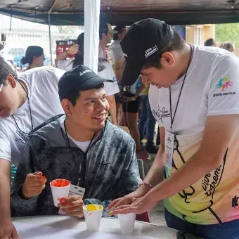 Participantes del campamento Vive Extremo. 