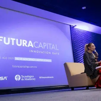 Conferencia Magistral de Alejandra Lagunes durante Futura Capital - Innovation Days