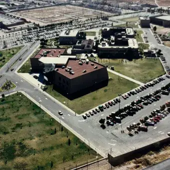 Vista aérea del Tecnológico de Monterrey campus Laguna en Ampliación la Rosita