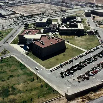 Vista aérea del Tecnológico de Monterrey campus Laguna en Ampliación la Rosita