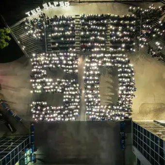 Fotografía aérea de la comunidad TEC