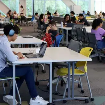 La Biblioteca lució con actividades en el primer día de clases.  Inicio de semestre agosto-diciembre 2025 en el campus Monterrey.