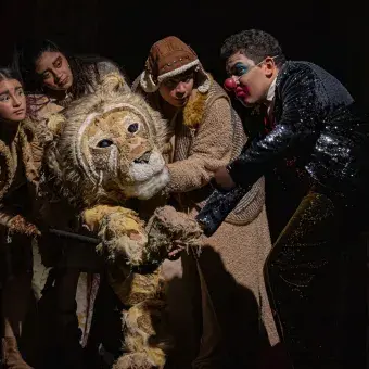 Puesta en escena El Circo sin Bestias
