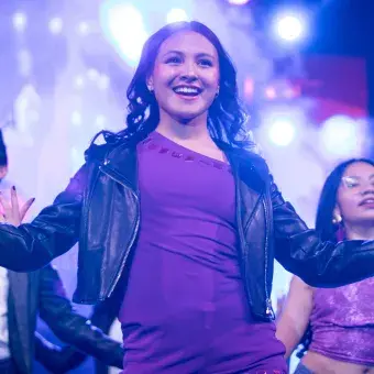 Estudiantes y EXATEC de campus Hidalgo durante su presentación en Ensamble Legacy